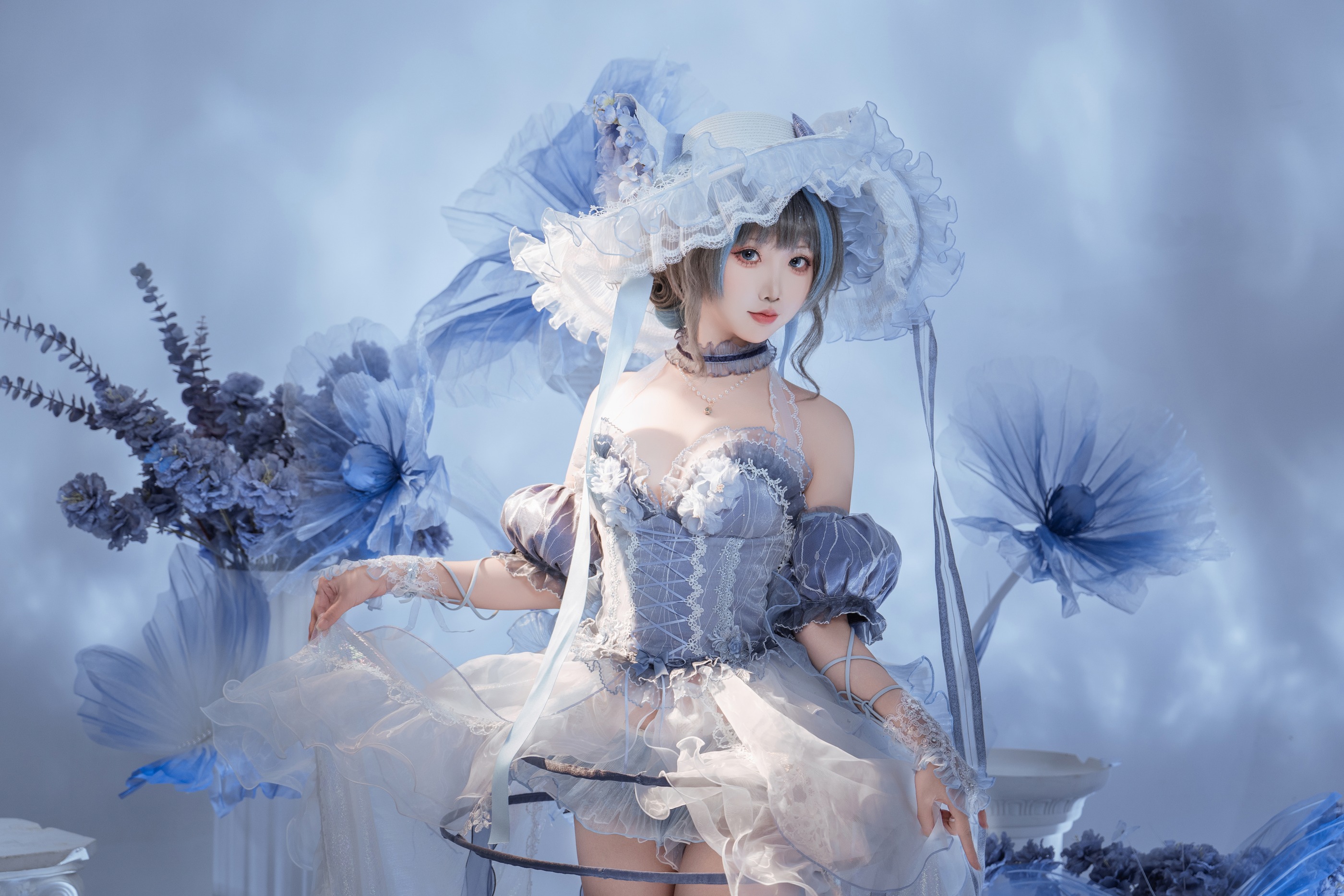 图片[1]-面饼仙儿 – NO.143 碧蓝航线 柴郡礼服[21P]-XikXak